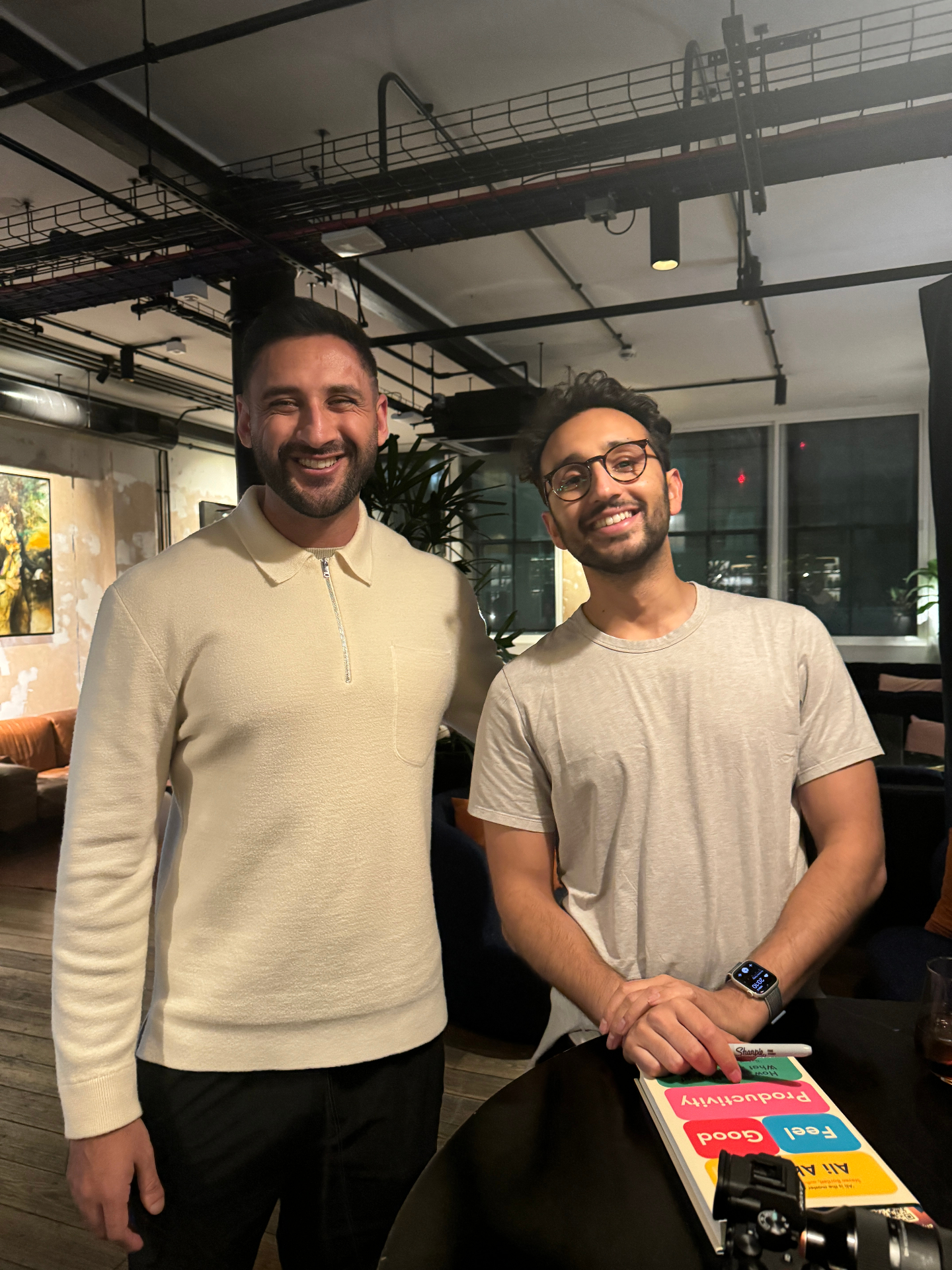 Usman with Ali Abdaal