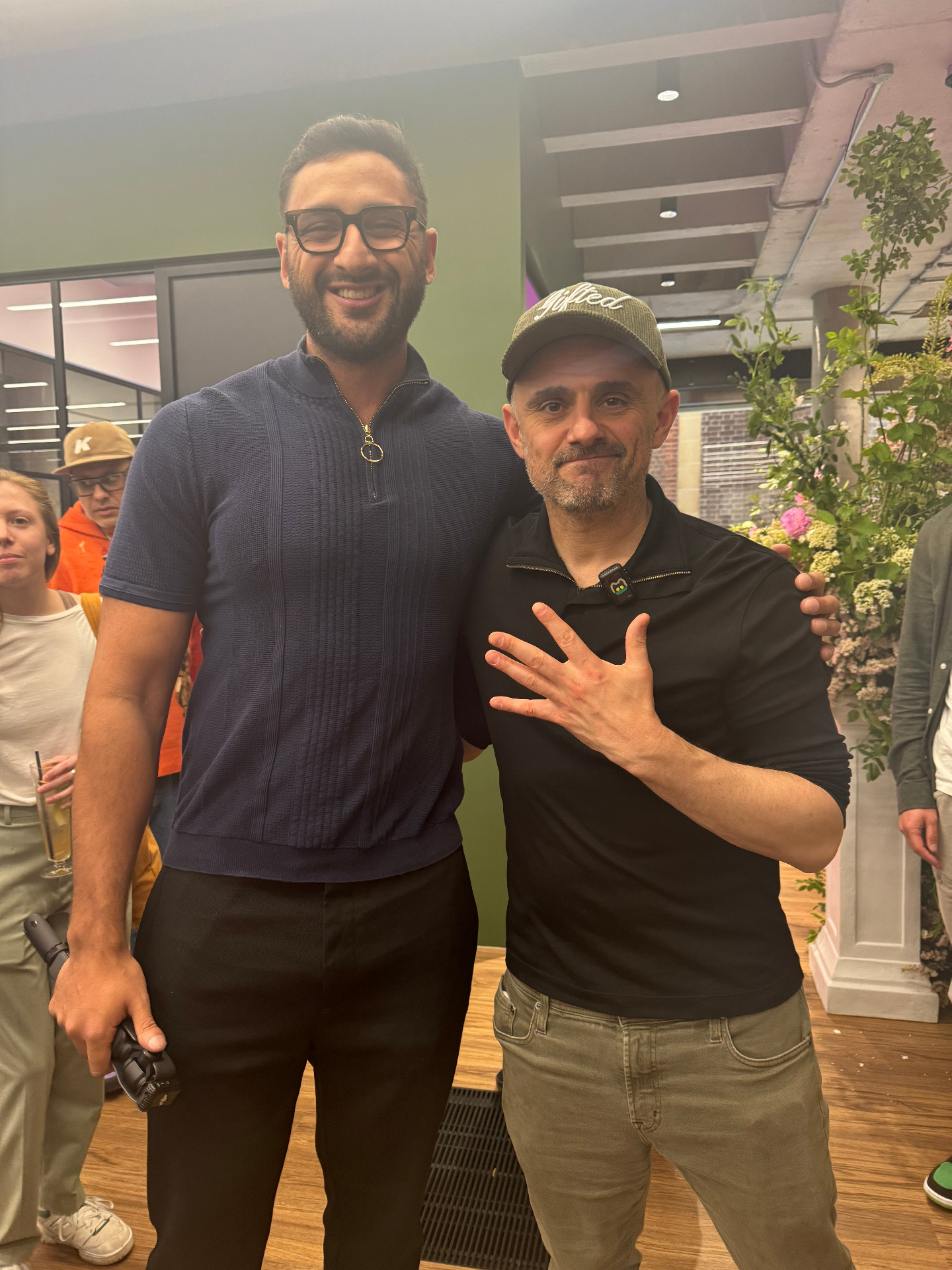 Usman with Gary Vaynerchuk